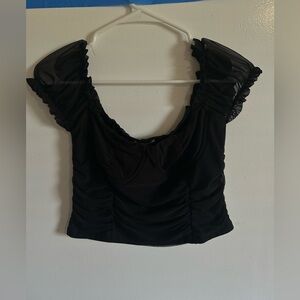 Elegant Black Women's Top